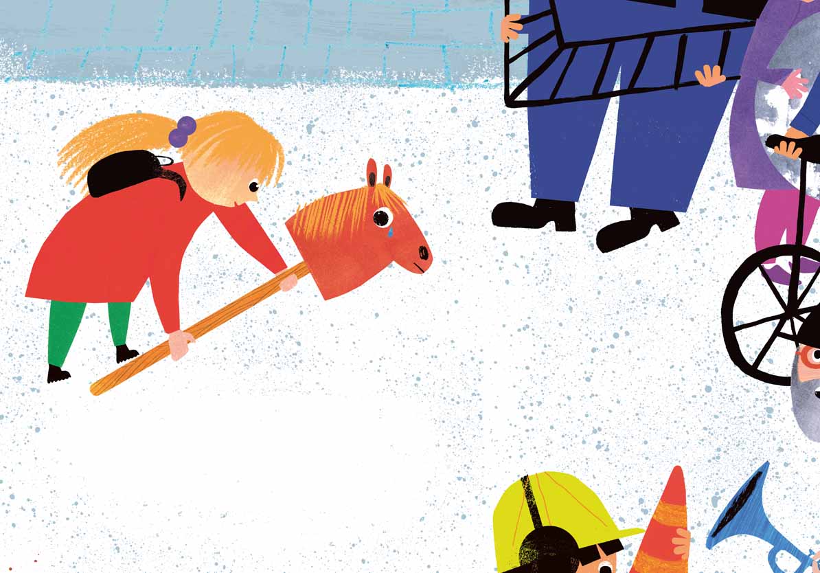 The Pony's Tail – the girl with the hobby horse